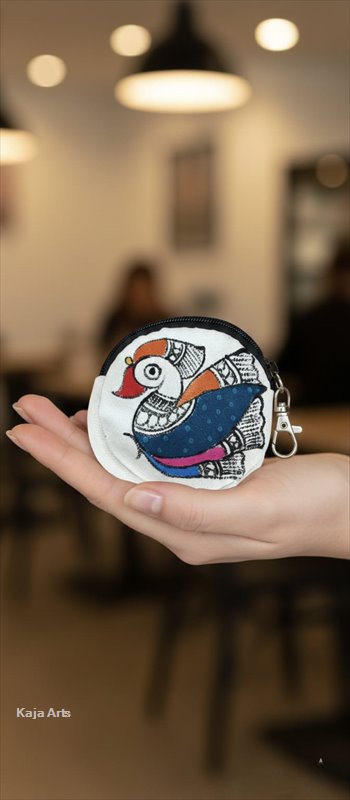 Hand-Painted Mini Coin Purse