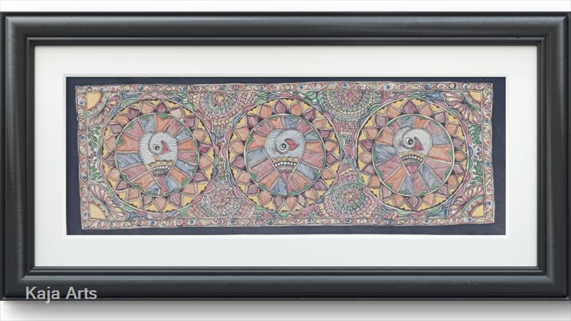 COSMIC SANKHA | MADHUBANI PAINTING