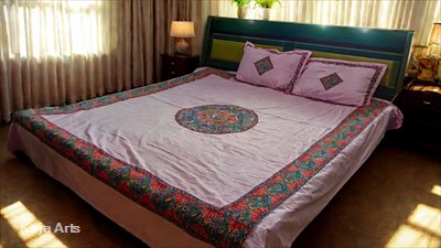 Cotton Bedsheet with Pillow Cover