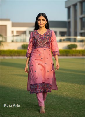 Khadi cotton suit  (Stiched)