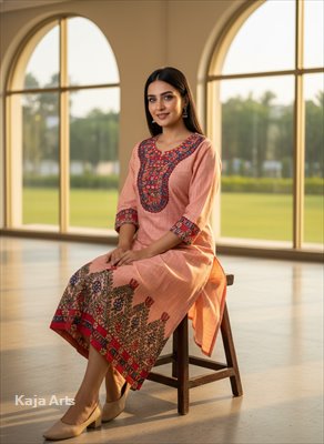 Khadi cotton suit  (Stiched)