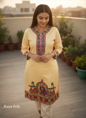 Khadi cotton suit  (Stiched)