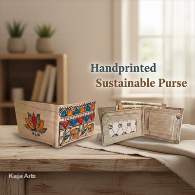 Handprinted Wallet