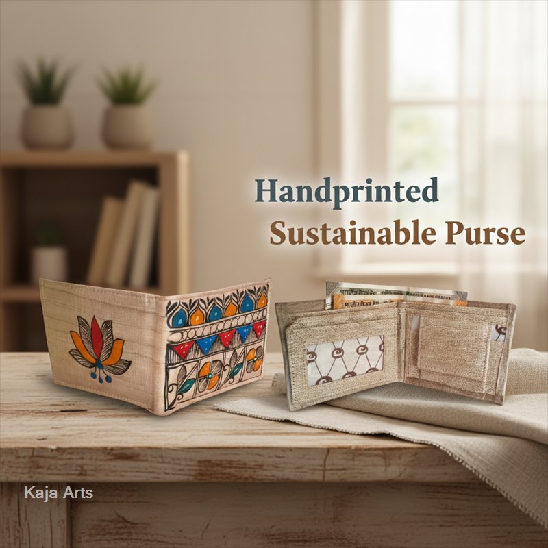 Handprinted Wallet
