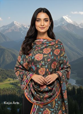 Rindposh ari pashmina kani shawl