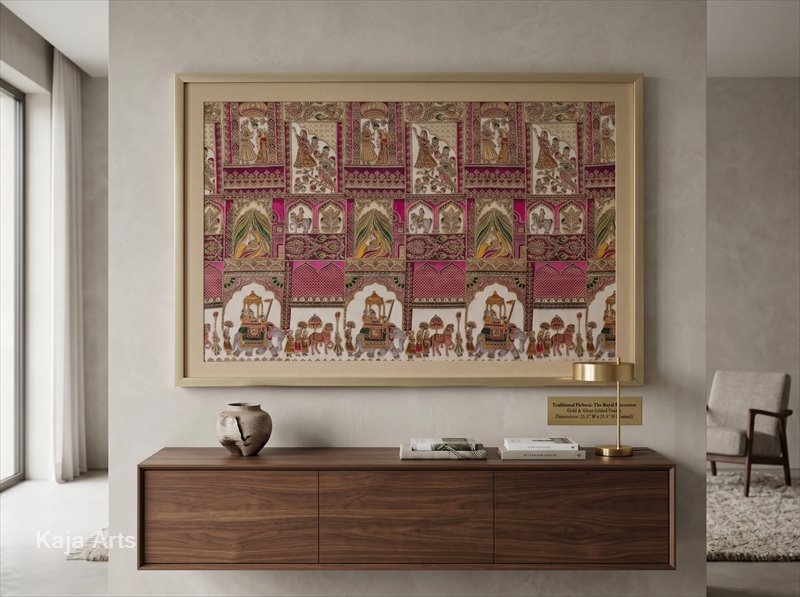 Royal Jharokha & Sawari' Heritage Tapestry – Limited Edition 