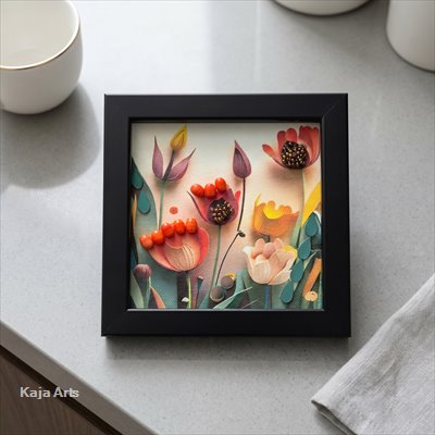 Embellished Floral Tea Coster